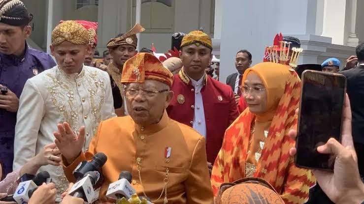 Momen HUT RI ke-79, Wapres Ma’ruf Amin : Mari Kuatkan Semangat Persatuan & Gotong Royong