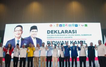 KIM Plus Deklarasikan Usung Ridwan Kamil – Suswono untuk Pilgub Jakarta