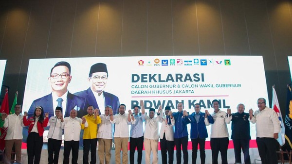KIM Plus Deklarasikan Usung Ridwan Kamil – Suswono untuk Pilgub Jakarta