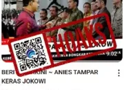 Hoaks Anies Tampar Jokowi, Cek Faktanya