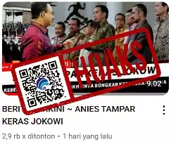 Hoaks Anies Tampar Jokowi, Cek Faktanya