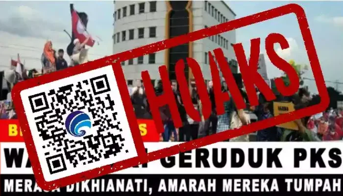 Hoaks Kantor PKS Dibakar Massa