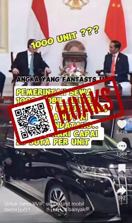 Pemerintah Sewa 1000 Mobil Mewah Demi HUT RI di IKN? Faktanya Begini