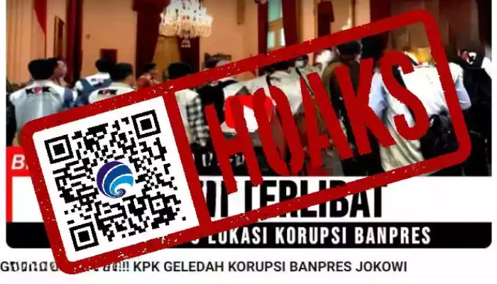 Hoaks Presiden Jokowi Terlibat Korupsi Banpres