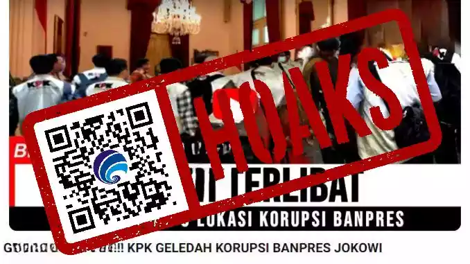 Hoaks Presiden Jokowi Terlibat Korupsi Banpres
