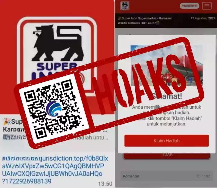 Beredar Tautan Palsu Promo HUT Superindo, Waspada Penipuan & Jangan Asal Klik