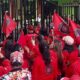 Aksi Pemuda Batak Bersatu di Kantor Walikota Bekasi