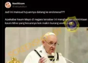 Paus Fransiskus ke Indonesia untuk Sarankan Pemberkatan Pasangan Sesama Jenis? Cek Faktanya