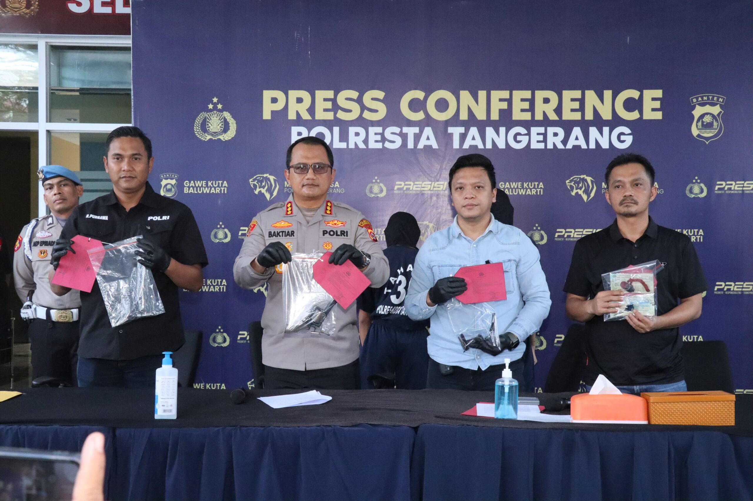 Polresta Tangerang Ungkap Kasus Pencurian Kendaraan Bermotor, Dua Pelaku Berhasil Ditangkap