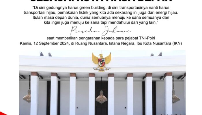 Presiden Jokowi Dorong Transformasi IKN sebagai Kota Masa Depan