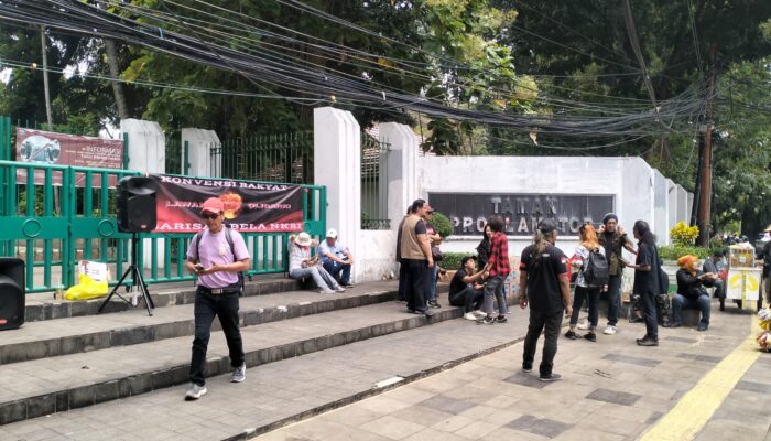 Tak Ada Massa Pasukan Berani Mati, Adanya Mimbar Bebas Barisan Bela NKRI Dipimpin Mantan Ketua Relawan Ganjar