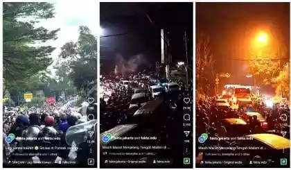 Viral Kawasan Puncak Macet Parah Hingga Tengah Malam, Seorang Wisatawan Meninggal Dunia