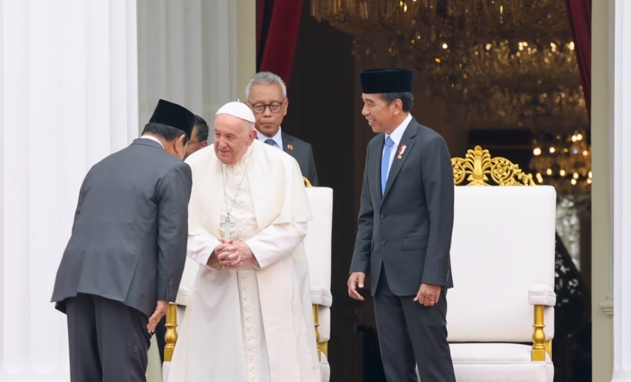 Paus Fransiskus Apresiasi Keramahan Indonesia dan Puji Semboyan Bhinneka Tunggal Ika