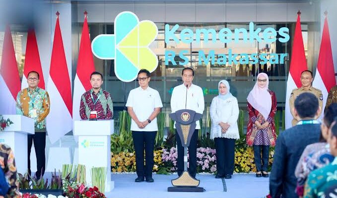 Presiden Jokowi Resmikan RS Kemenkes Makassar, RS Bertaraf Internasional untuk Indonesia Timur
