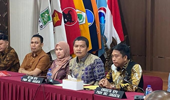 KPU Resmi Tetapkan 3 Paslon Cagub-Cawagub Jakarta