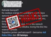 Hoaks Teror Ninja Ketuk Pintu di Tasikmalaya