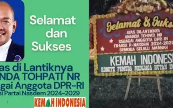 Kemah Indonesia : Selamat Atas Dilantiknya Ananda Tohpati sebagai Anggota DPR RI Periode 2024-2029