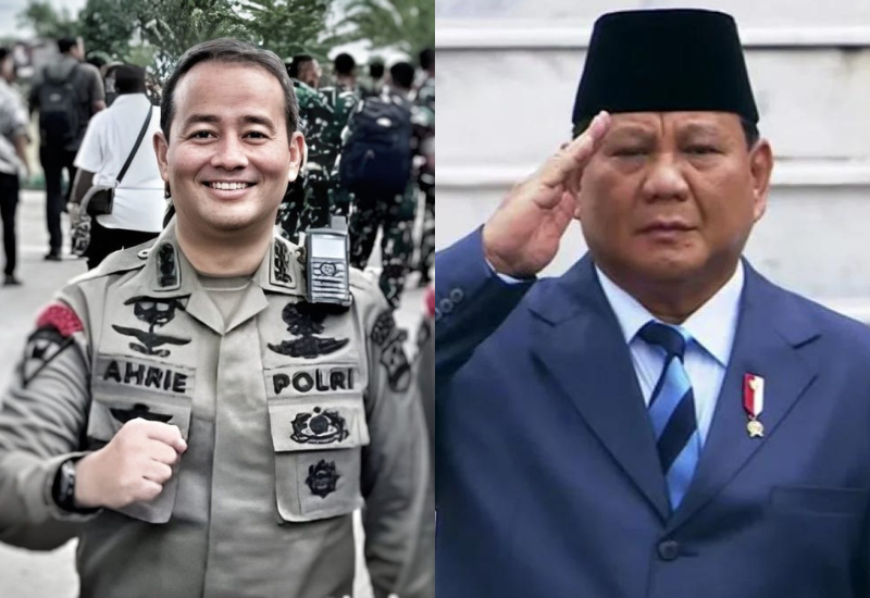 Ahrie Sonta Ajudan Prabowo