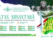 Peringati Hari Santri 22 Oktober, PCNU Surabaya Gelar Rangkaian Acara Hajatan Nusantara