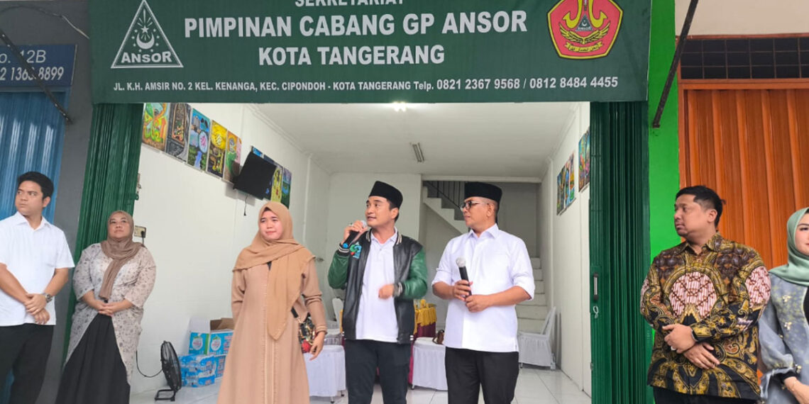 Cagub Banten Andra Soni Resmikan Sekretariat Baru GP Ansor Kota Tangerang