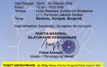 Silaturahmi Kebangsaan Pindah ke Hotel Bidakara, Aktivis: Itu Tempat Mewah, Jangan-Jangan ada Bohirnya