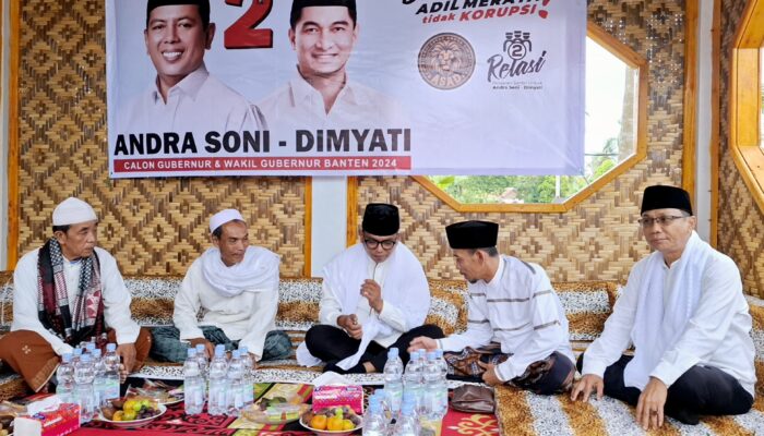 Abah Sepuh bersama Keluarga Besar & Para Ustadz Muda Juga Jamaah Turun Gunung Menangkan Andra Soni-Dimyati
