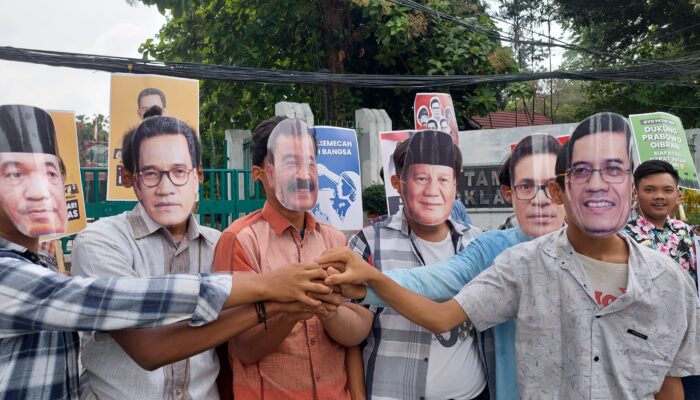 Gelar Aksi Teatrikal Kenakan Topeng Soenarko & Prabowo Salam Komando, BMPD: Saatnya Saling Mendukung Pemerintahan