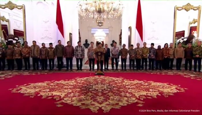 Daftar Lengkap 53 Menteri dan 56 Wakil Menteri Kabinet Merah Putih
