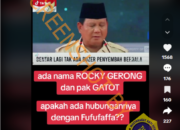 Prabowo Umumkan Susunan Kabinet, Ada Nama Rocky Gerung? Cek Faktanya