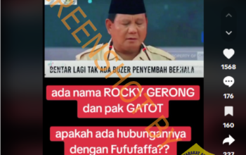 Prabowo Umumkan Susunan Kabinet, Ada Nama Rocky Gerung? Cek Faktanya