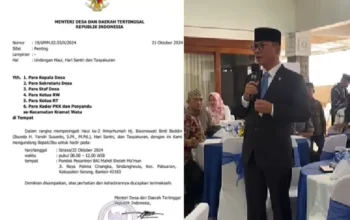 Baru Jabat 2 Hari Langsung Gunakan Kop Kementerian untuk Acara Pribadi, Mendes Yandri Susanto Dirujak Netizen