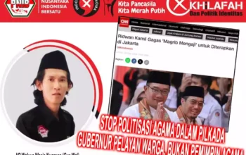 PNIB : Stop Bawa-bawa Agama dalam Kampanye, Pilkada Memilih Pemimpin yang Melayani Rakyat Bukan Pemimpin Agama