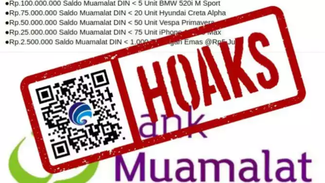 Awas Penipuan, Bank Muamalat Tak Pernah Gelar Undian Berhadiah