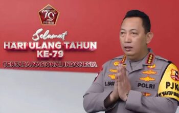 HUT ke-79 TNI, Kapolri: Kami Bersinergi di Laut dan Bumi Nusantara