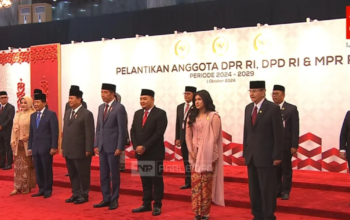 Anggota MPR Periode 2024-2029 Resmi Dilantik di Hadapan Jokowi