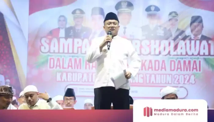 Lantunkan Doa & Shalawat, Pemkab Sampang Ajak Masyarakat Wujudkan Pilkada Damai