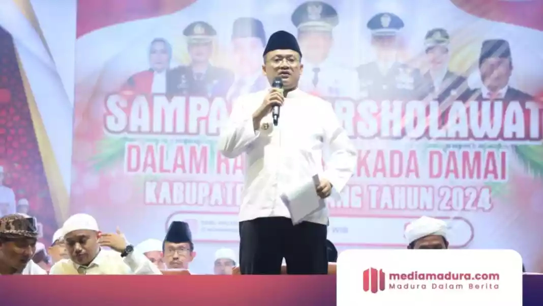 Lantunkan Doa & Shalawat, Pemkab Sampang Ajak Masyarakat Wujudkan Pilkada Damai