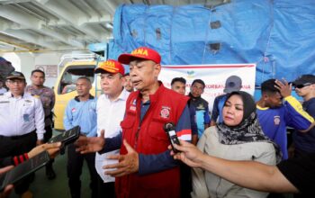 Wamensos Agus Jabo : Penyaluran Bantuan Erupsi Gunung Lewotobi Didistribusikan Secepatnya