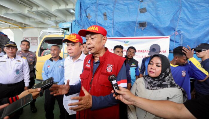 Wamensos Agus Jabo : Penyaluran Bantuan Erupsi Gunung Lewotobi Didistribusikan Secepatnya