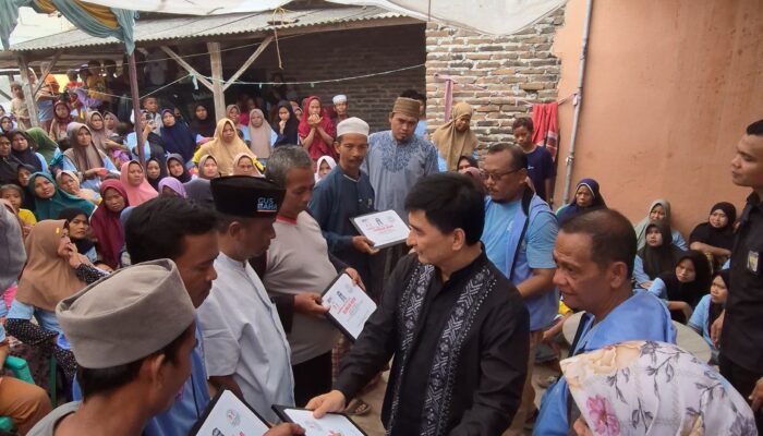 Cawagub Banten Dimyati Bersama Tim Relawan Resmikan Bantuan Sarana Akses Air Bersih untuk Warga Ciruas Serang