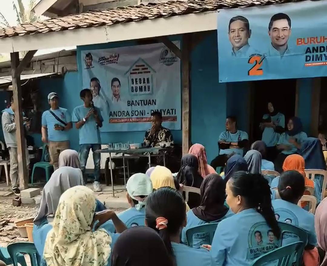 Komitmen Tingkatkan Kesejahteraan, Relawan Buruh Sahabat Andra Soni-Dimyati Kembali Gelar Bedah Rumah di Tangerang