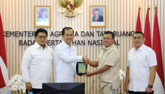 Menteri ATR/BPN Terima Kunjungan Menteri Transmigrasi, Siap Dukung & Sukseskan Program Transmigrasi