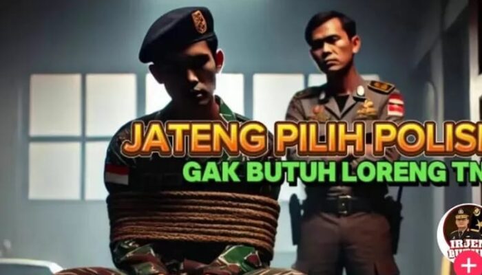 Hoaks Pilgub Jateng Makin Meradang, Beredar Gambar TNI Diikat Polisi Serang Luthfi-Yasin