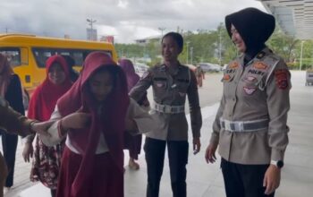 Pulihkan Psikologis Anak, Dinas P3A Konsel Dan Polda Sultra Lakukan Trauma Healing Siswa SDN 4 Baito