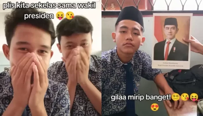Viral Siswa SMP Mirip Gibran Rakabuming Raka