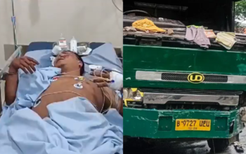 Sopir Tuk Ugal Ugalan di Tangerang