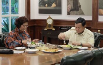 Susi Pudjiastuti dan Prabowo Subianto