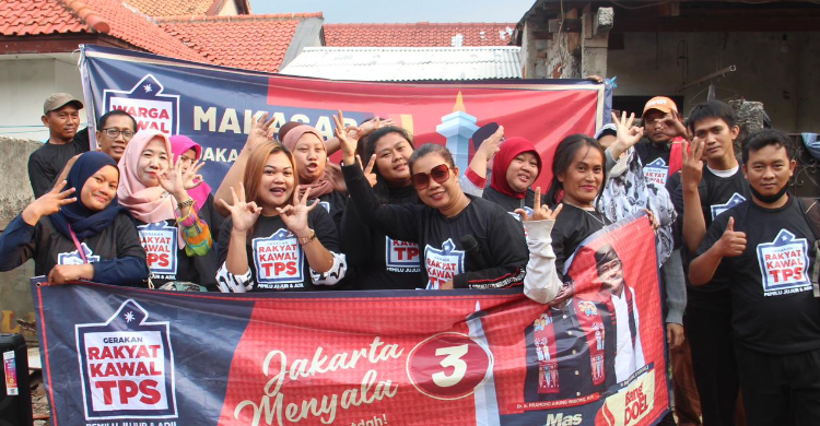 Warga Makasar Jaktim Batal Gercos, Kini Mantap Pilih Mas Pram-Bang Doel