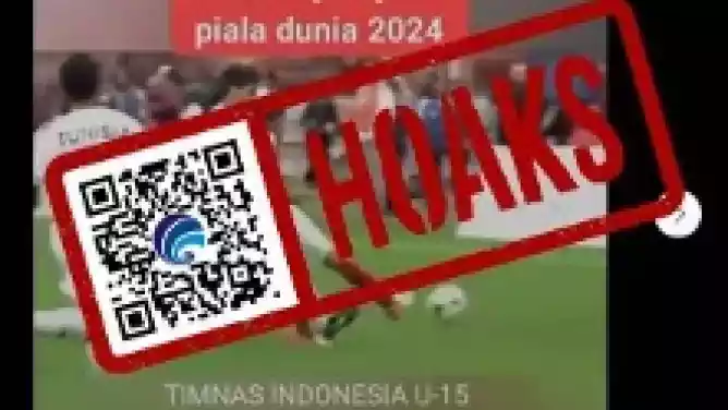 Hoaks Timnas Indonesia U15 Juara Piala Dunia