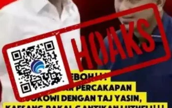 Hoaks Rekaman Audio Pesan Jokowi Agar Luthfi Diganti Kaesang Pasca Pilkada Jateng 2024